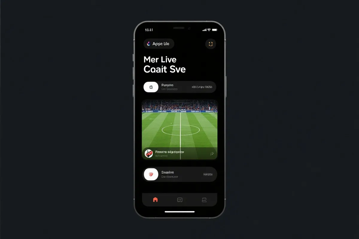 Soccer Day Live App UI